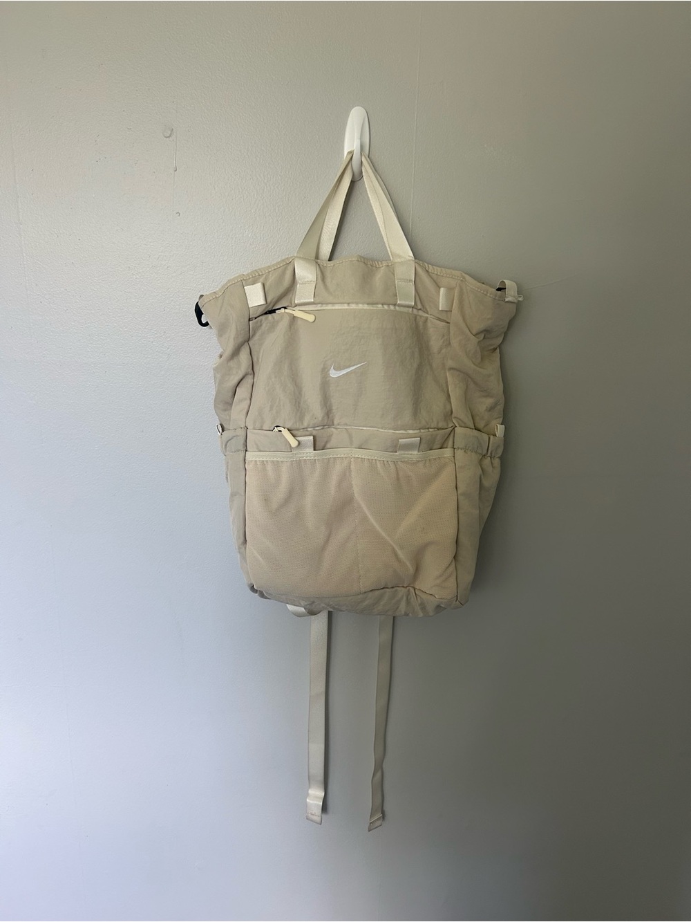 Nike Cream diaper bag Backpack